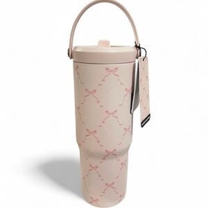 Pink Bow Pattern Water bottle